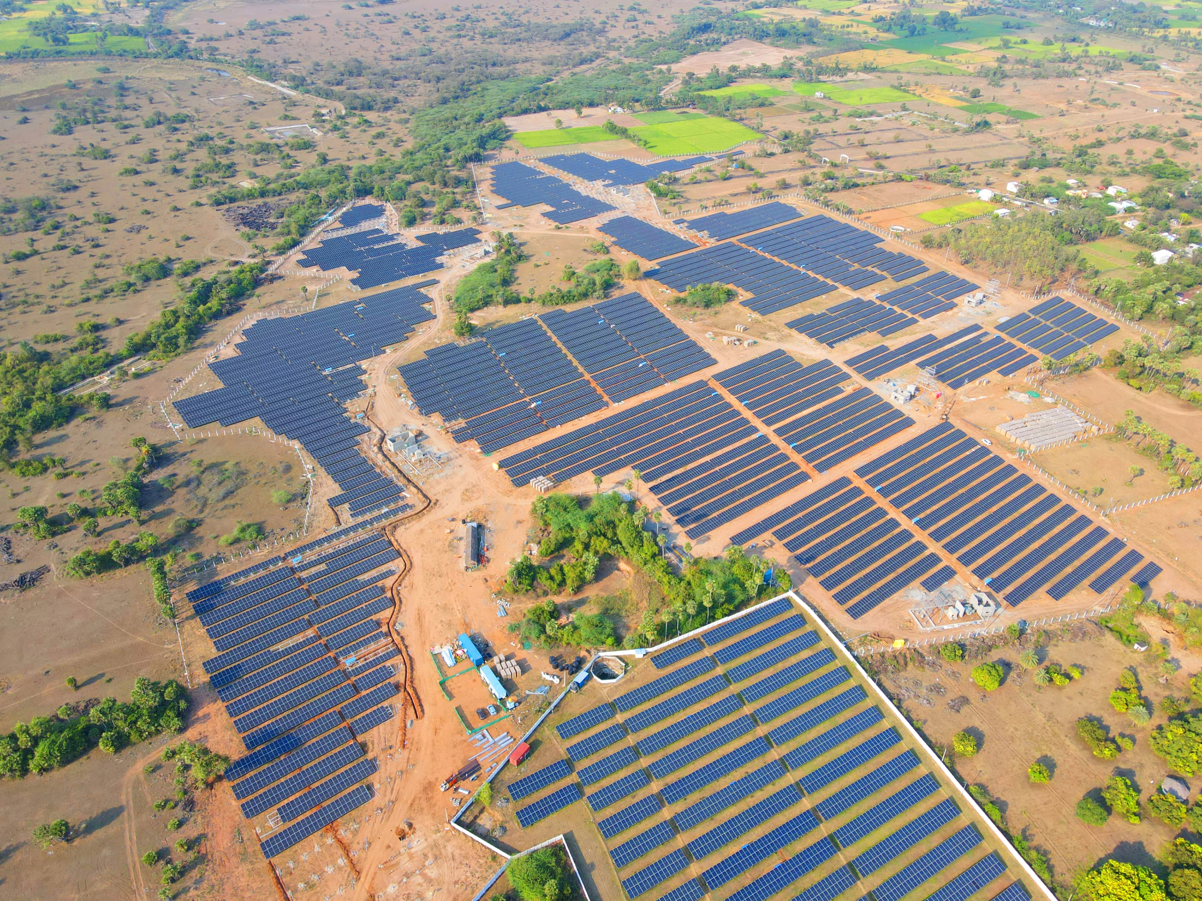 Large-scale ground-mounted solar park